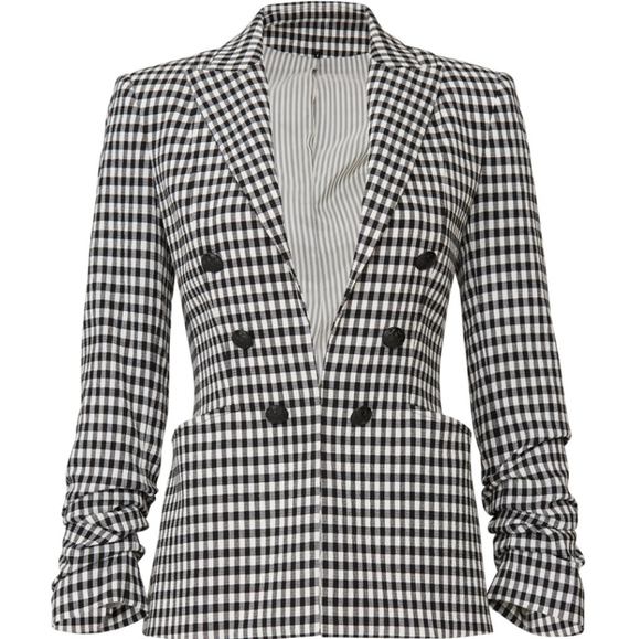 EUC Veronica Beard Caldwell Gingham Dickey Jacket - Picture 4 of 10